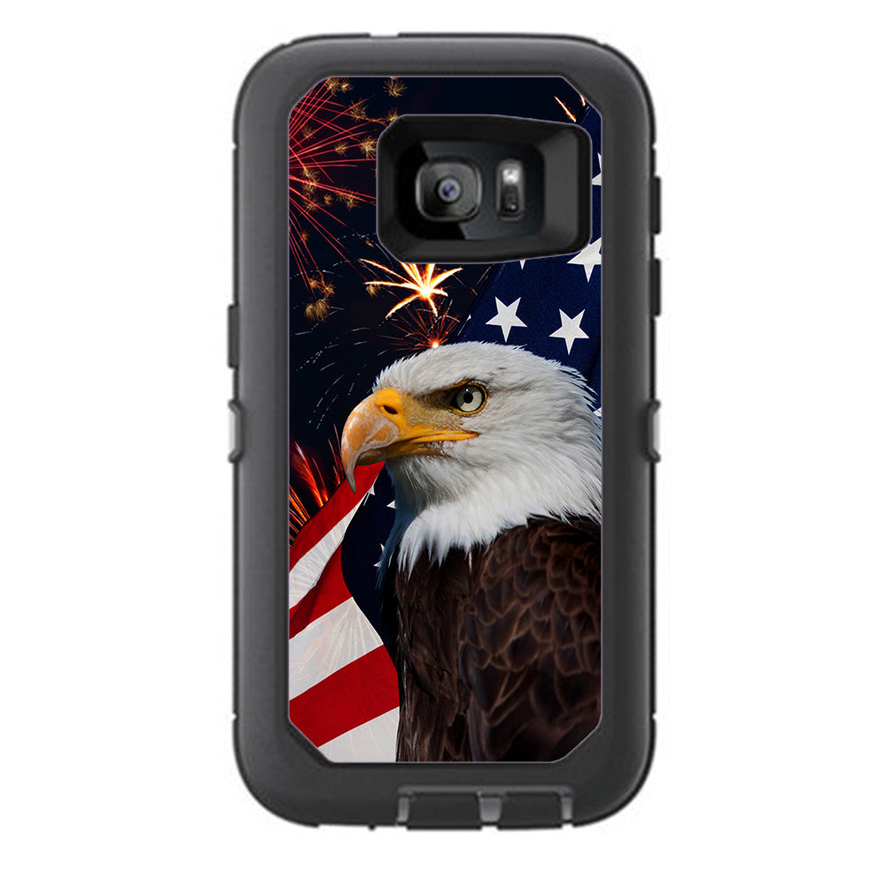  Eagle America Flag Independence Otterbox Defender Samsung Galaxy S7 Skin