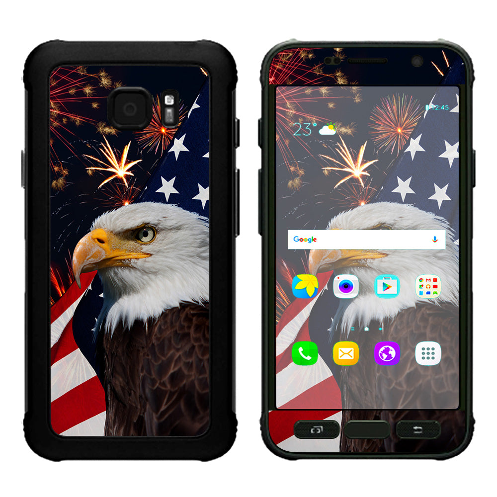  Eagle America Flag Independence Samsung Galaxy S7 Active Skin