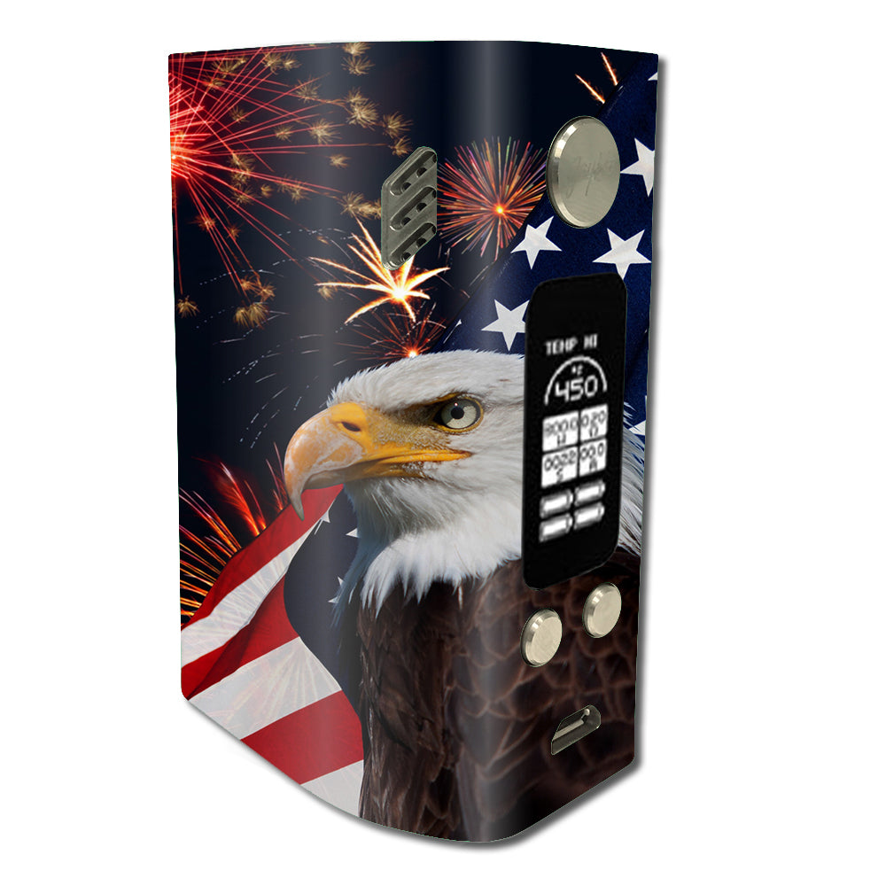  Eagle America Flag Independence Wismec Reuleaux RX300 Skin