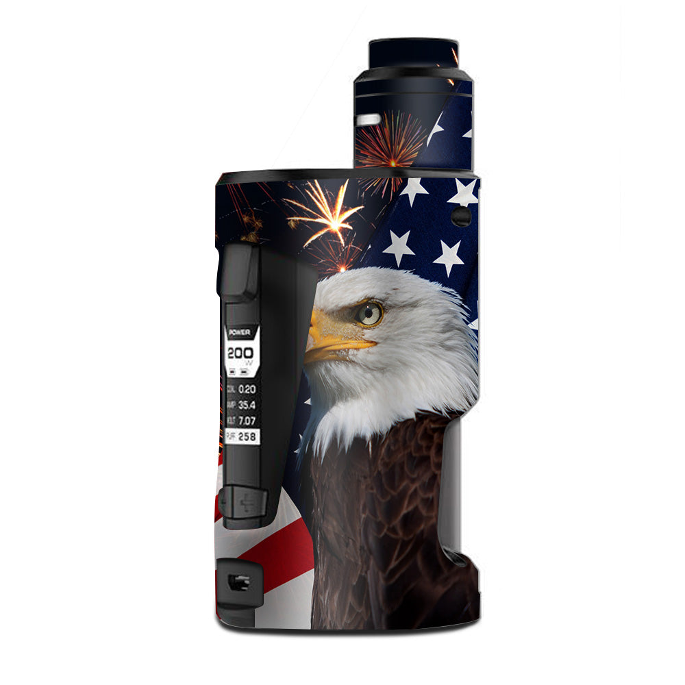  Eagle America Flag Independence G Box Squonk Geek Vape Skin
