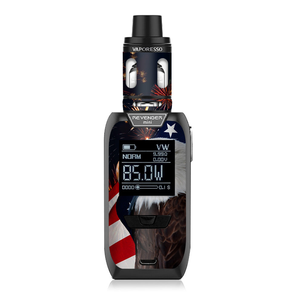  Eagle America Flag Independence Vaporesso Revenger Mini 85w Skin