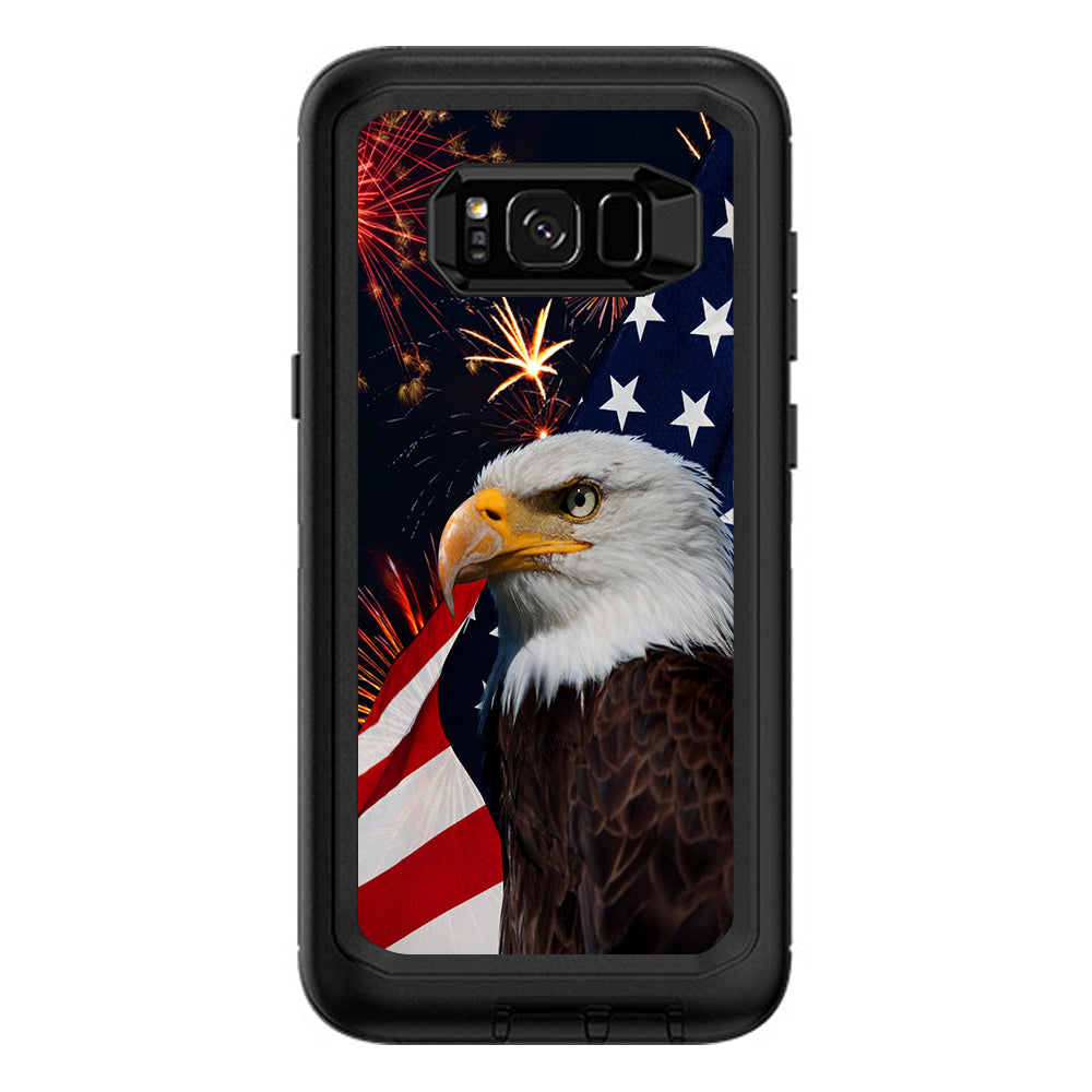  Eagle America Flag Independence Otterbox Defender Samsung Galaxy S8 Plus Skin