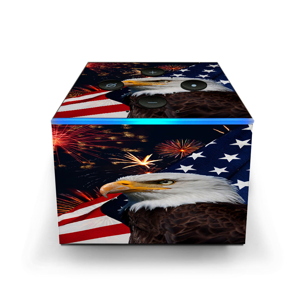  Eagle America Flag Independence Amazon Fire TV Cube Skin
