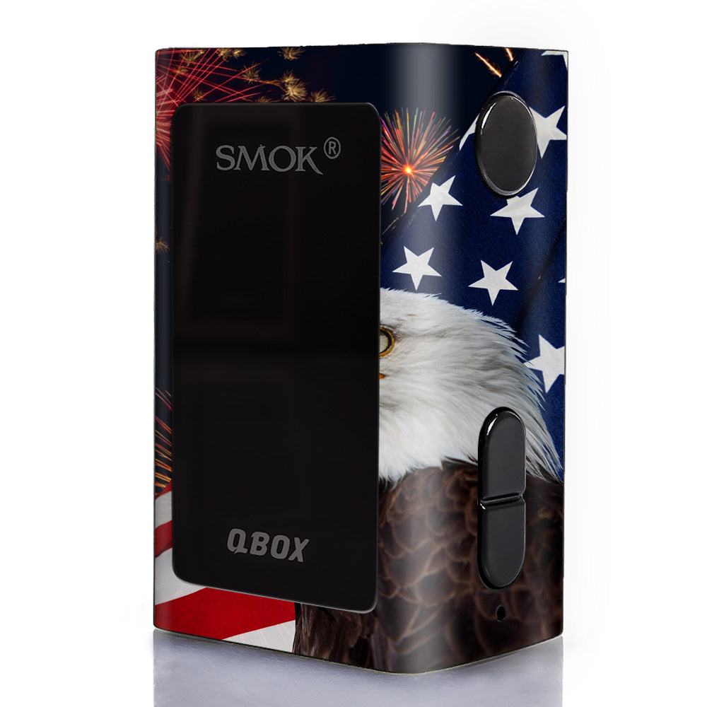  Eagle America Flag Independence Smok Q-Box Skin