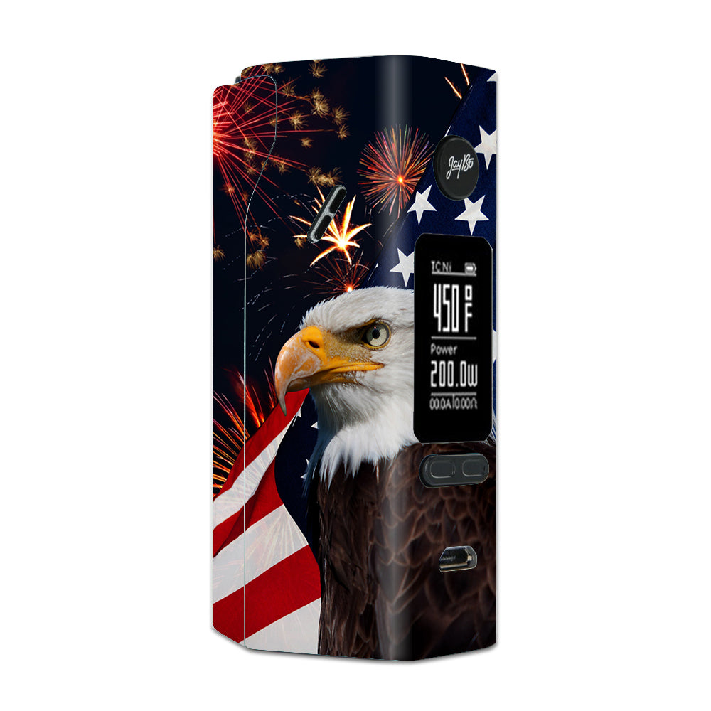  Eagle America Flag Independence Wismec Reuleaux RX 2/3 combo kit Skin