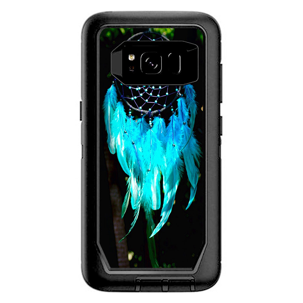  Dream Catcher Dreamcatcher Blue Feathers Otterbox Defender Samsung Galaxy S8 Skin