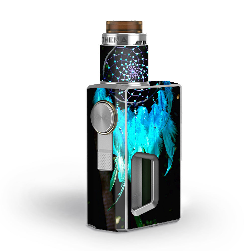  Dream Catcher Dreamcatcher Blue Feathers Geekvape Athena Squonk Skin