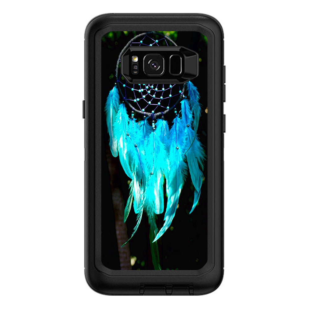  Dream Catcher Dreamcatcher Blue Feathers Otterbox Defender Samsung Galaxy S8 Plus Skin
