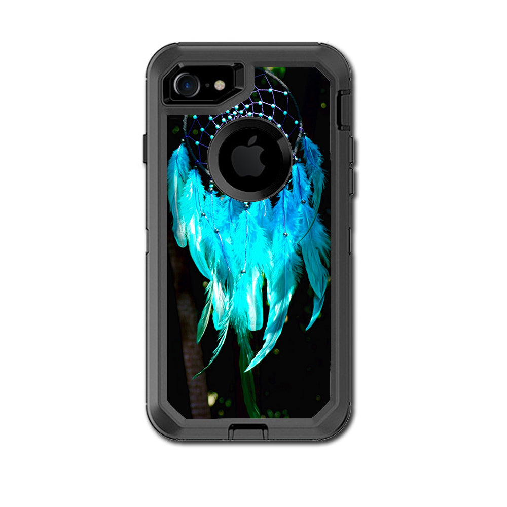  Dream Catcher Dreamcatcher Blue Feathers Otterbox Defender iPhone 7 or iPhone 8 Skin
