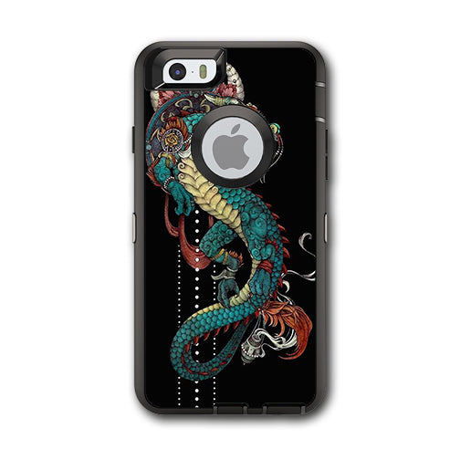  Dragon Japanese Style Tattoo Otterbox Defender iPhone 6 Skin