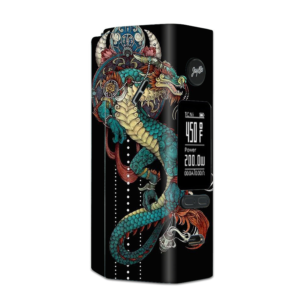  Dragon Japanese Style Tattoo Wismec Reuleaux RX 2/3 combo kit Skin