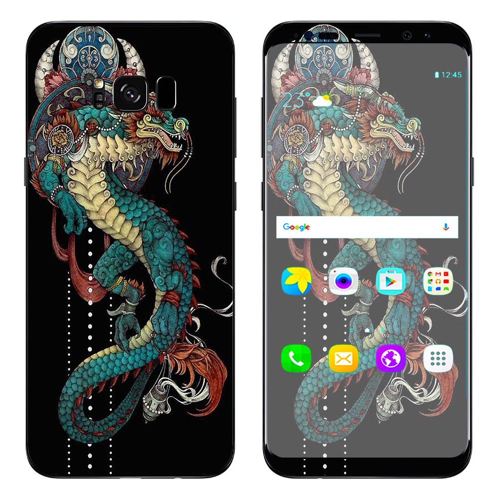  Dragon Japanese Style Tattoo Samsung Galaxy S8 Plus Skin