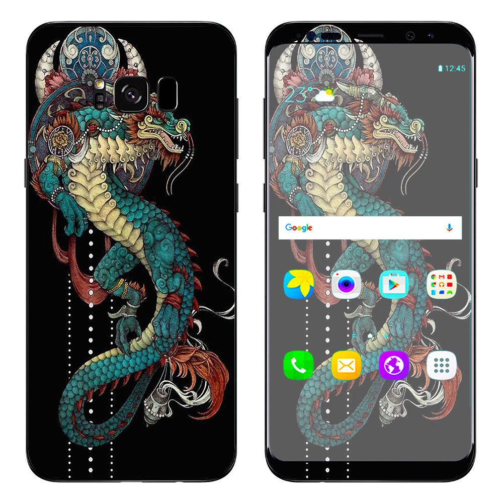  Dragon Japanese Style Tattoo Samsung Galaxy S8 Skin