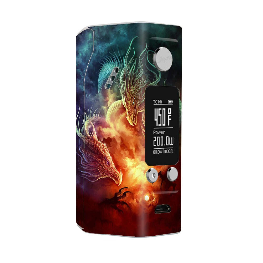  Dragons Fireball Magic Wismec Reuleaux RX200S Skin