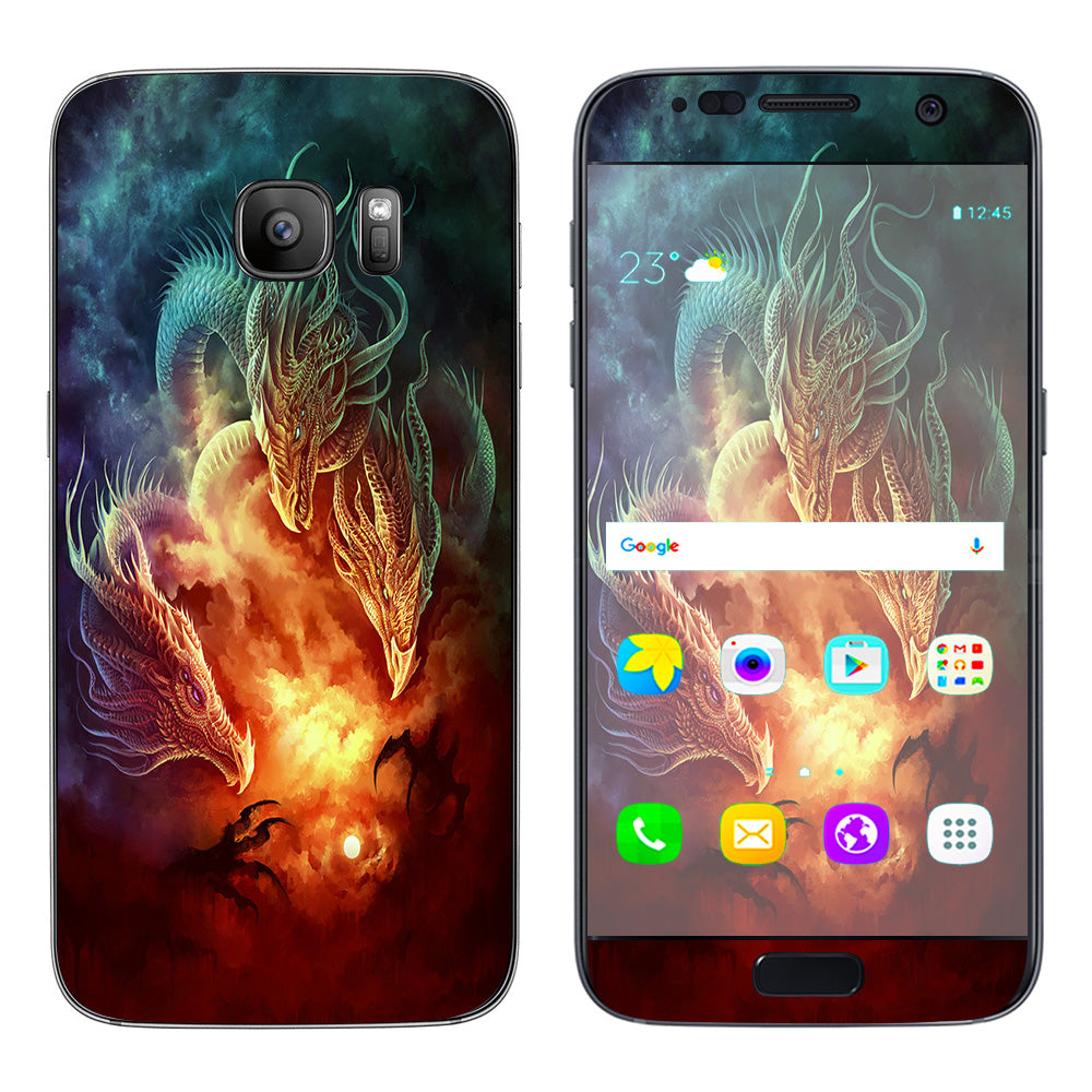  Dragons Fireball Magic Samsung Galaxy S7 Skin