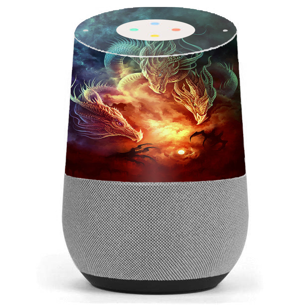  Dragons Fireball Magic Google Home Skin
