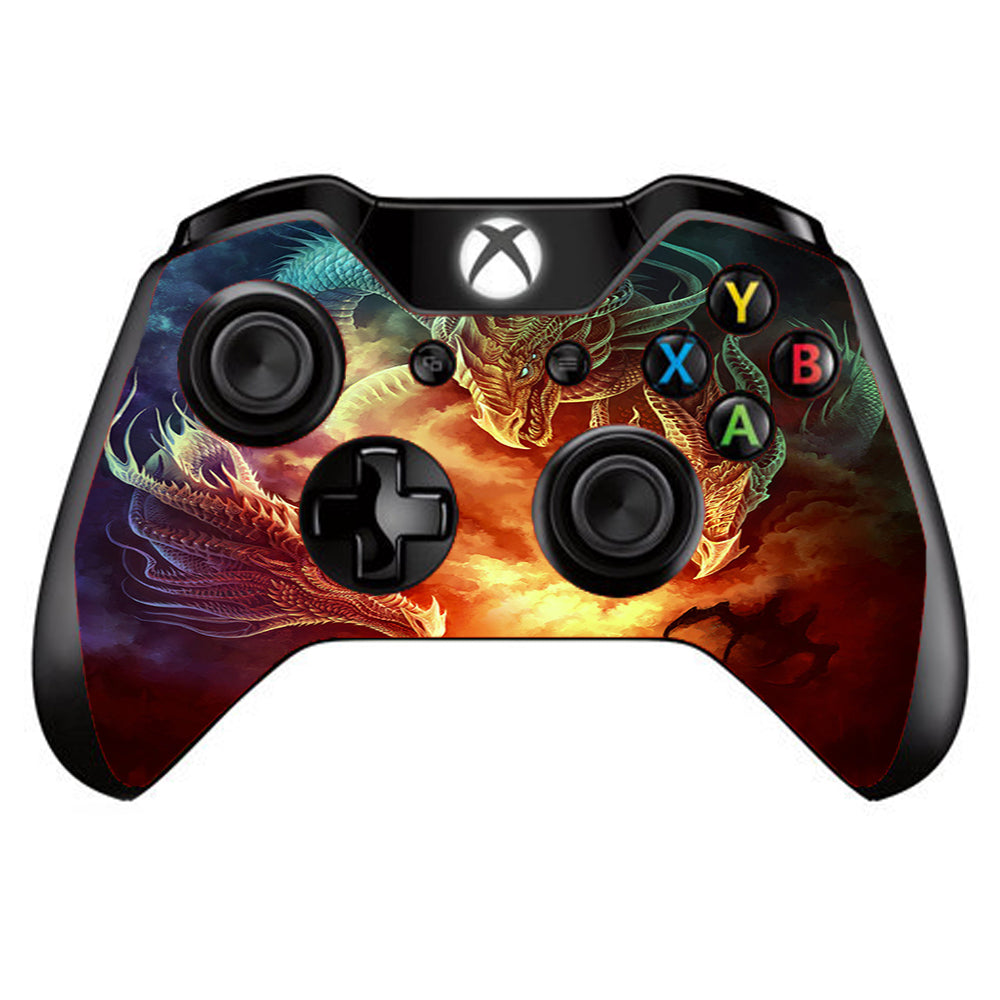  Dragons Fireball Magic Microsoft Xbox One Controller Skin