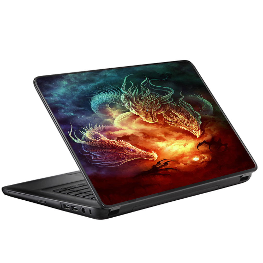  Dragons Fireball Magic Universal 13 to 16 inch wide laptop Skin