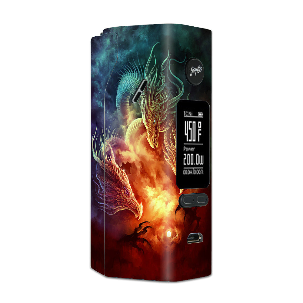  Dragons Fireball Magic Wismec Reuleaux RX 2/3 combo kit Skin