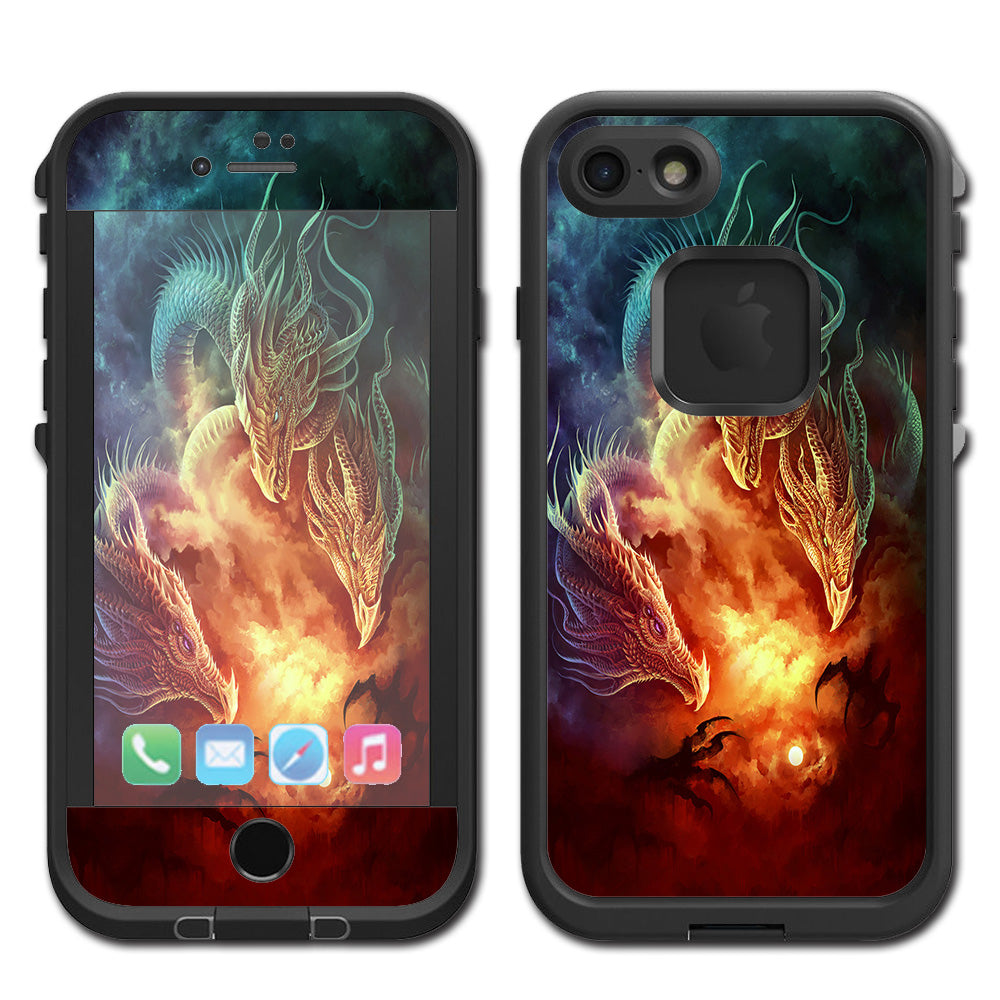  Dragons Fireball Magic Lifeproof Fre iPhone 7 or iPhone 8 Skin