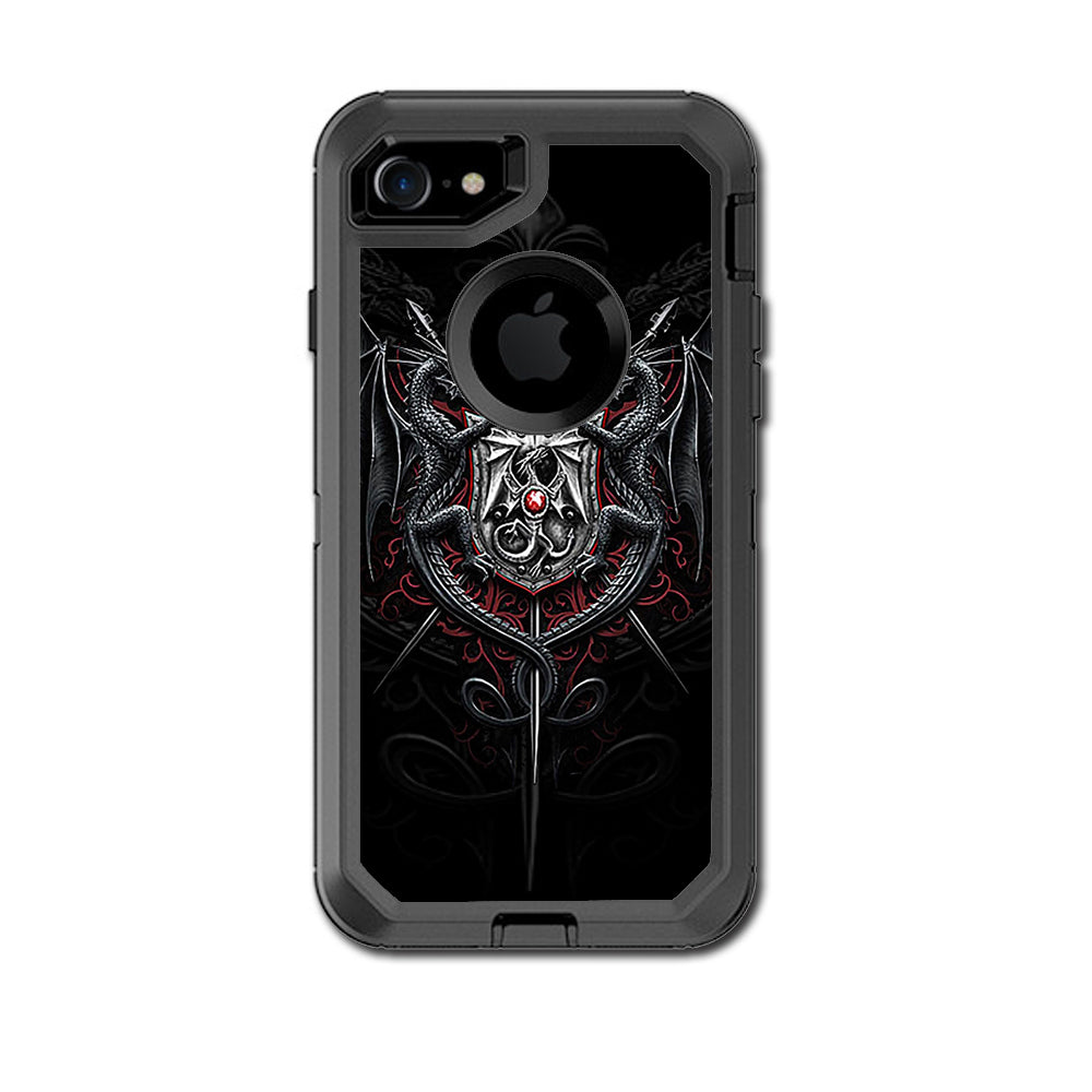  Dragon Shield Armor Otterbox Defender iPhone 7 or iPhone 8 Skin