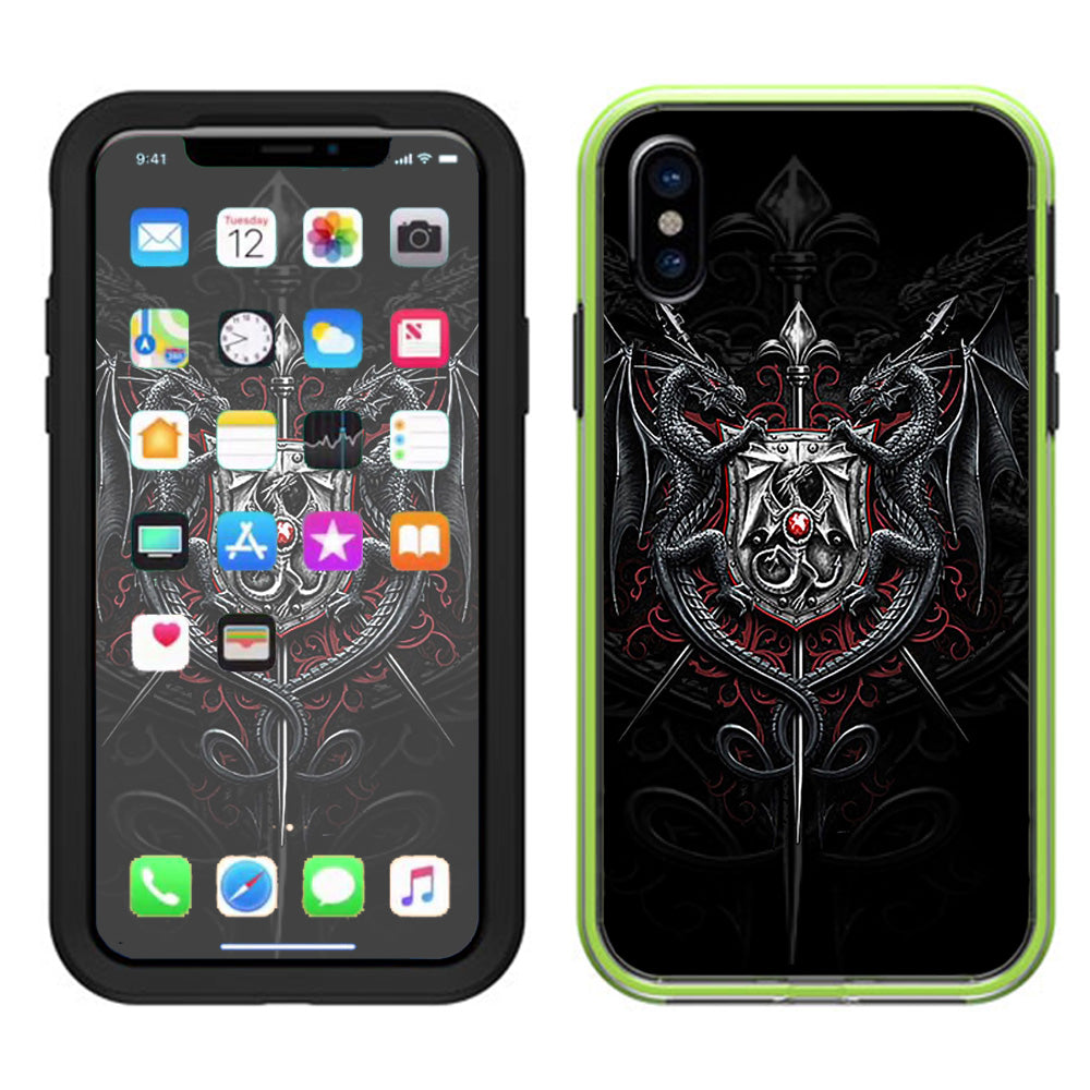  Dragon Shield Armor  Lifeproof Slam Case iPhone X Skin