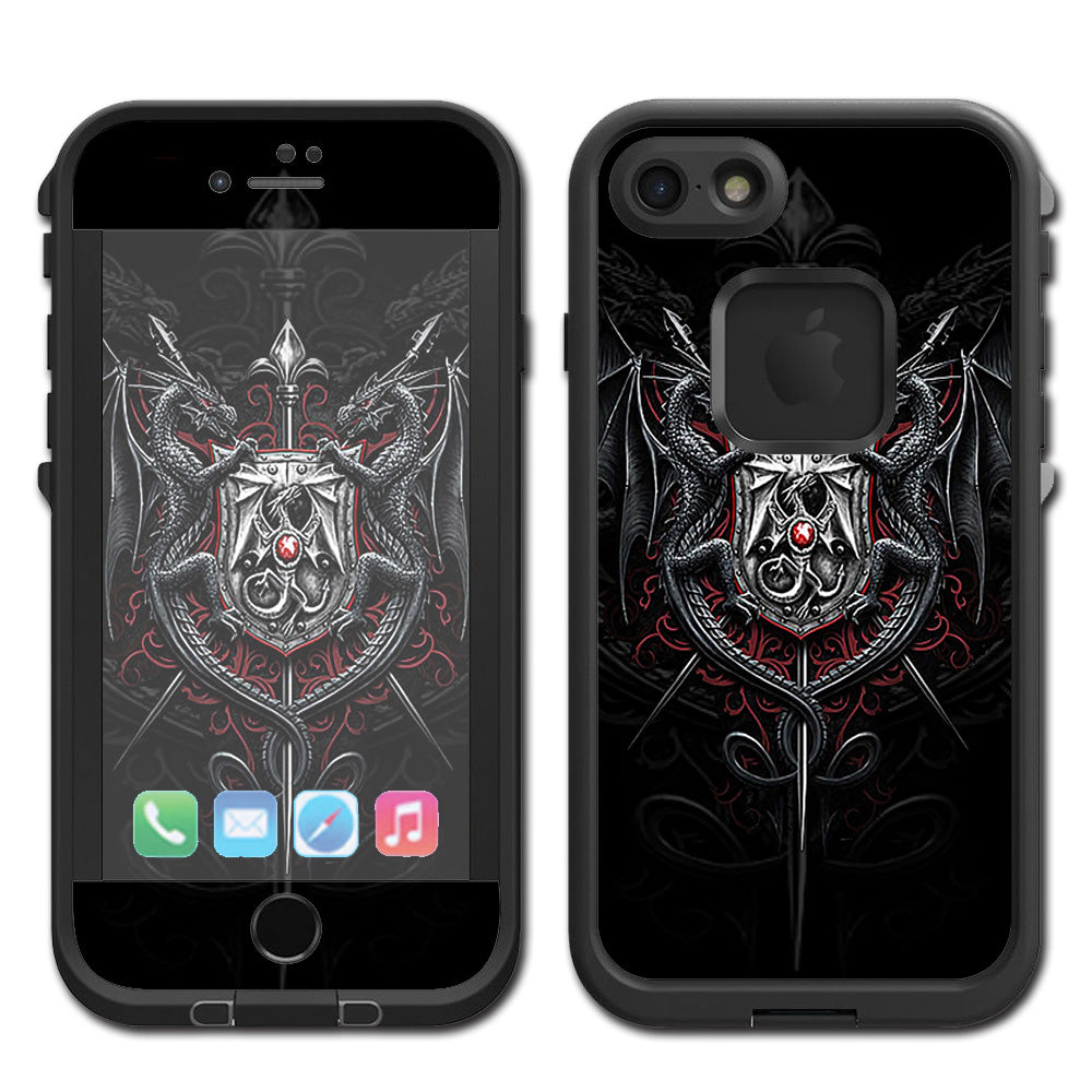  Dragon Shield Armor Lifeproof Fre iPhone 7 or iPhone 8 Skin