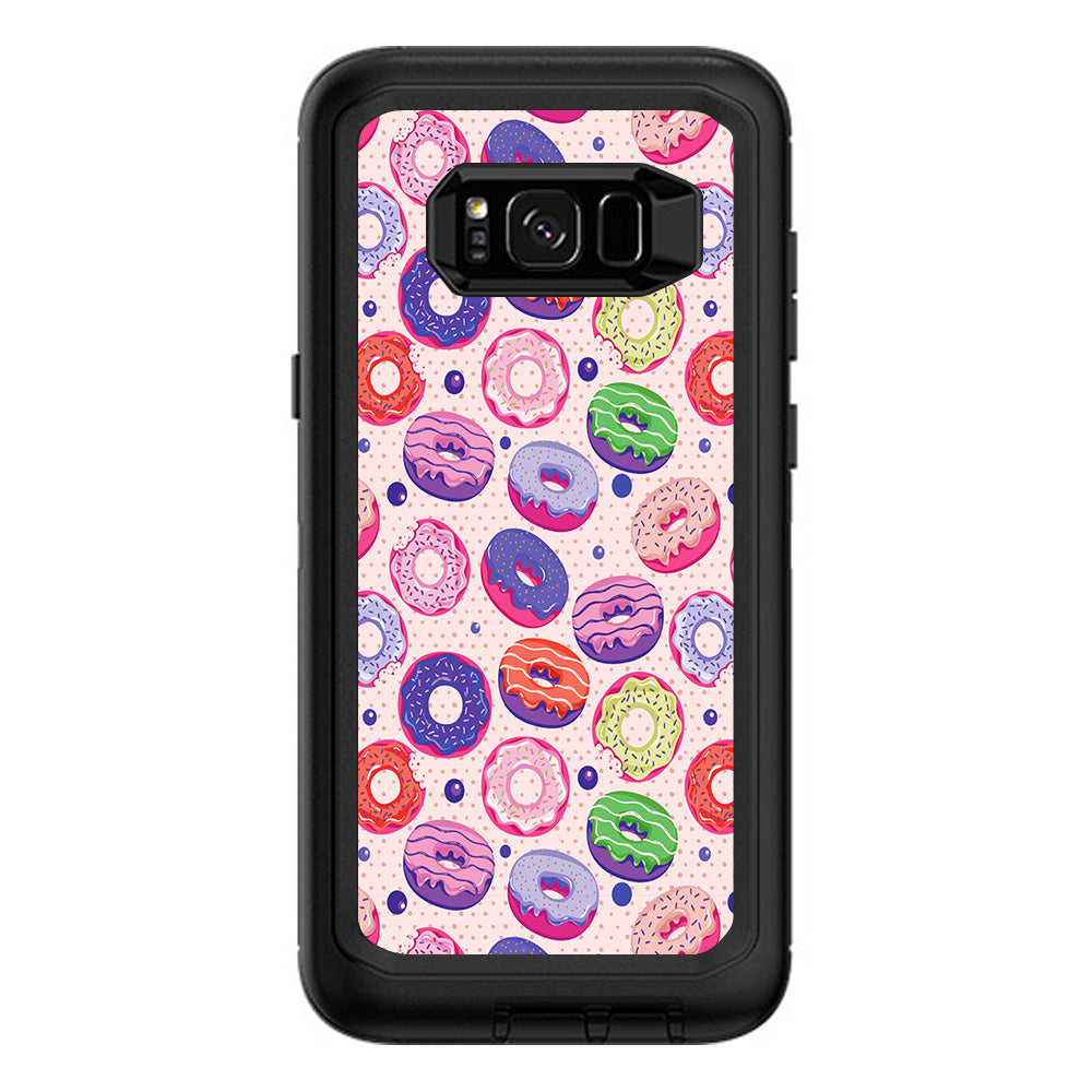  Donuts Yum Doughnuts Pattern Otterbox Defender Samsung Galaxy S8 Plus Skin