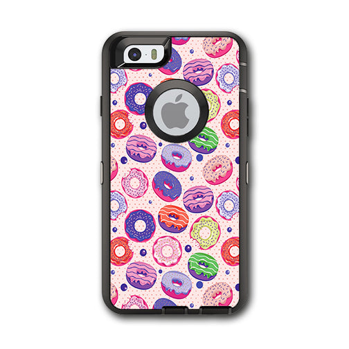  Donuts Yum Doughnuts Pattern Otterbox Defender iPhone 6 Skin