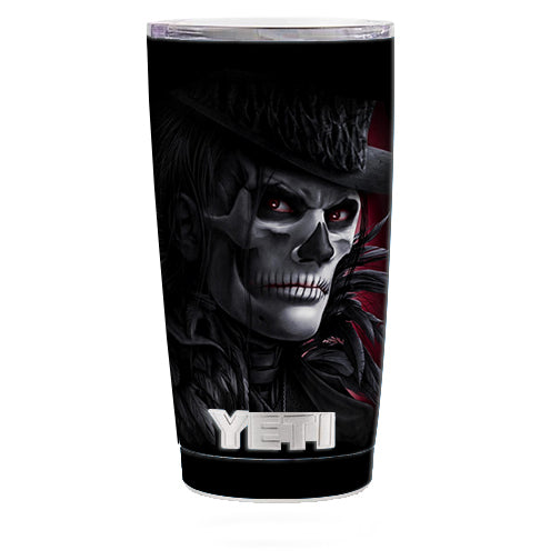  Dead Mask Skull Face Hat Yeti 20oz Rambler Tumbler Skin