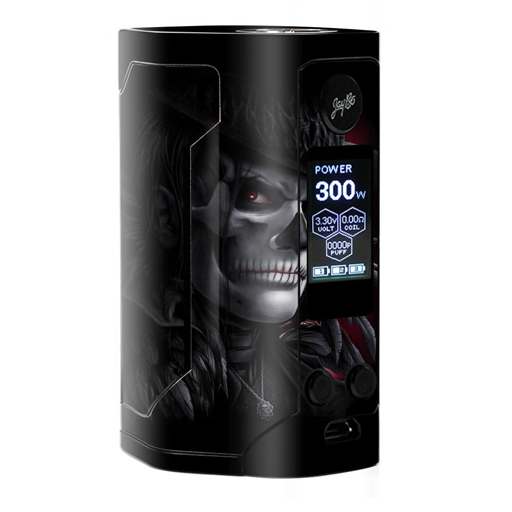  Dead Mask Skull Face Hat Wismec RX Gen 3 Skin