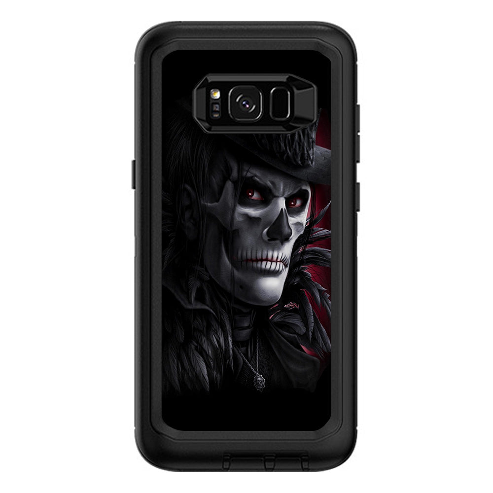  Dead Mask Skull Face Hat Otterbox Defender Samsung Galaxy S8 Plus Skin