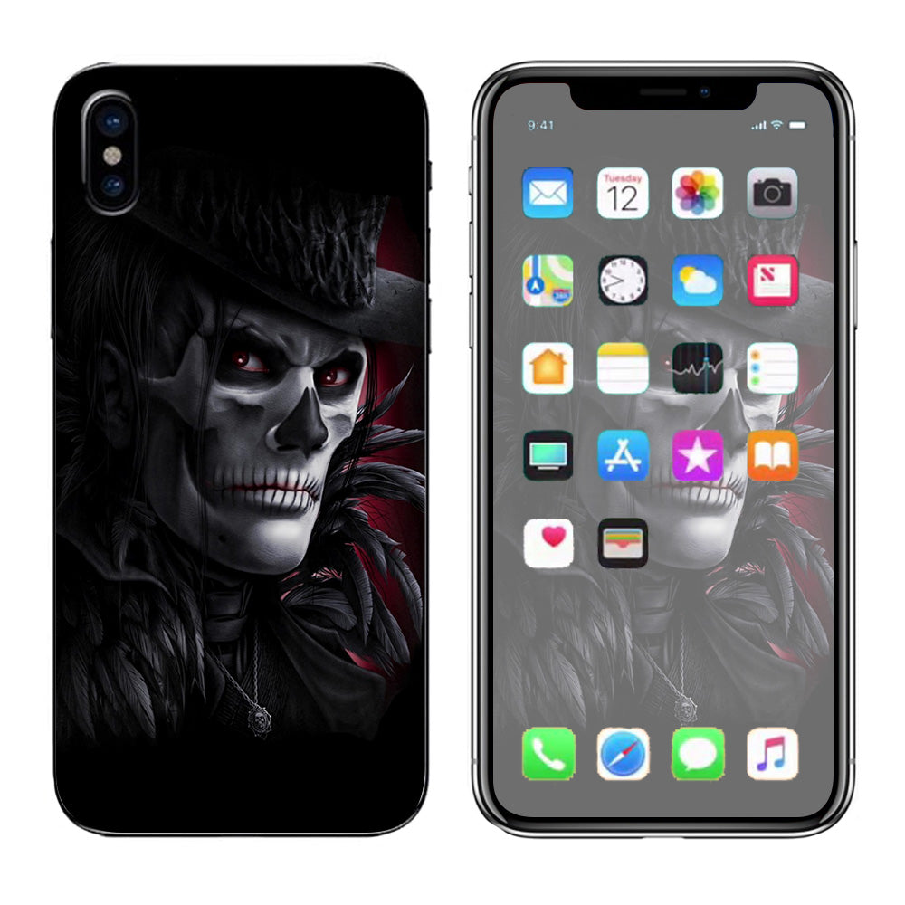  Dead Mask Skull Face Hat Apple iPhone X Skin