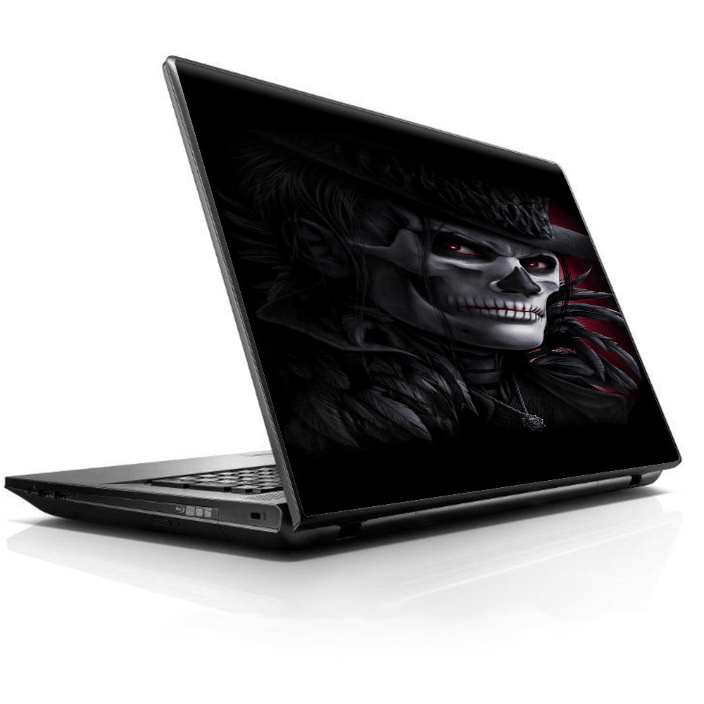  Dead Mask Skull Face Hat Universal 13 to 16 inch wide laptop Skin