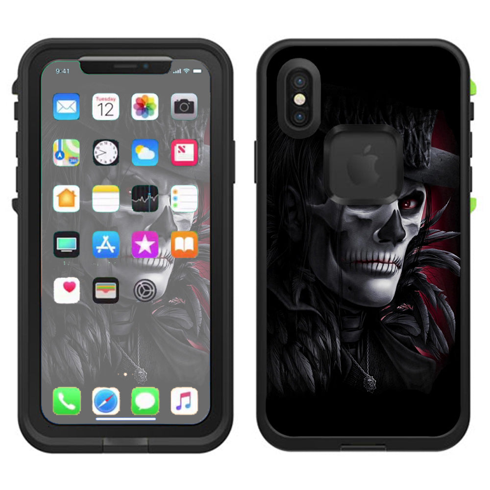  Dead Mask Skull Face Hat Lifeproof Fre Case iPhone X Skin