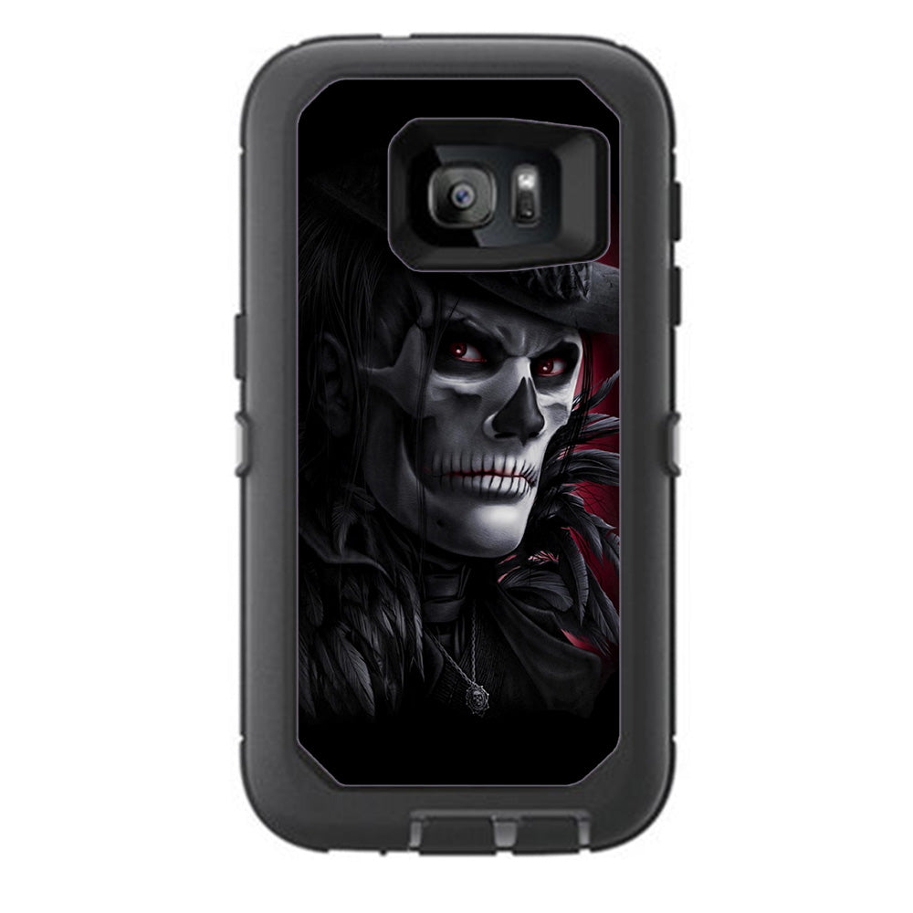  Dead Mask Skull Face Hat Otterbox Defender Samsung Galaxy S7 Skin