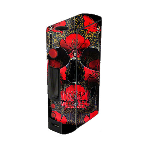  Dark Flowers Skull Art Kangertech Kbox 200w Skin