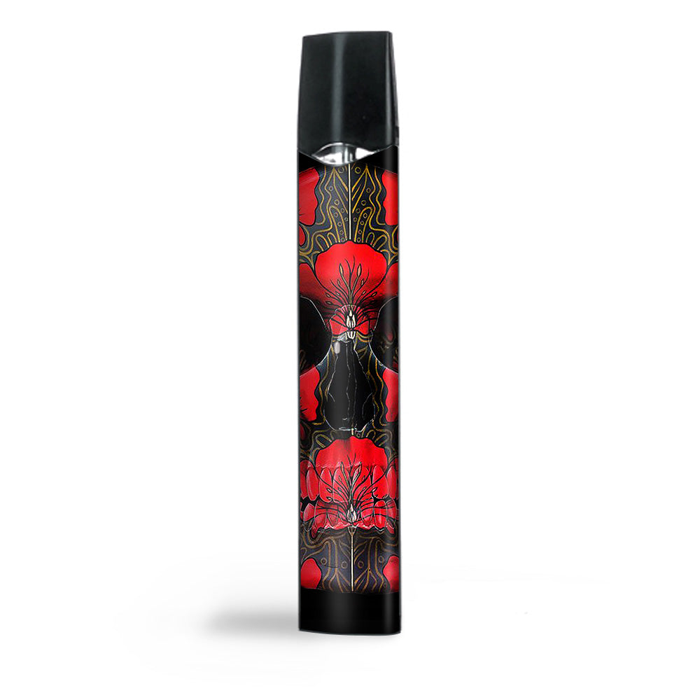  Dark Flowers Skull Art Smok Infinix Ultra Portable Skin