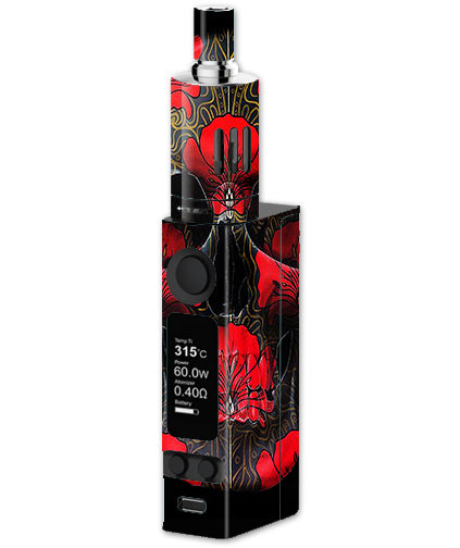  Dark Flowers Skull Art Joyetech Evic VTC Mini Skin