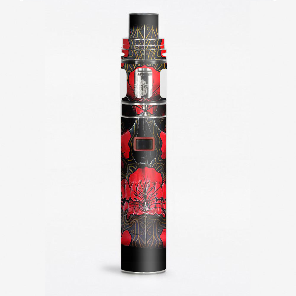  Dark Flowers Skull Art Smok Stick X8 Skin
