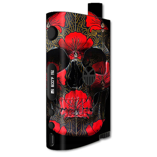  Dark Flowers Skull Art Kangertech Nebox Skin
