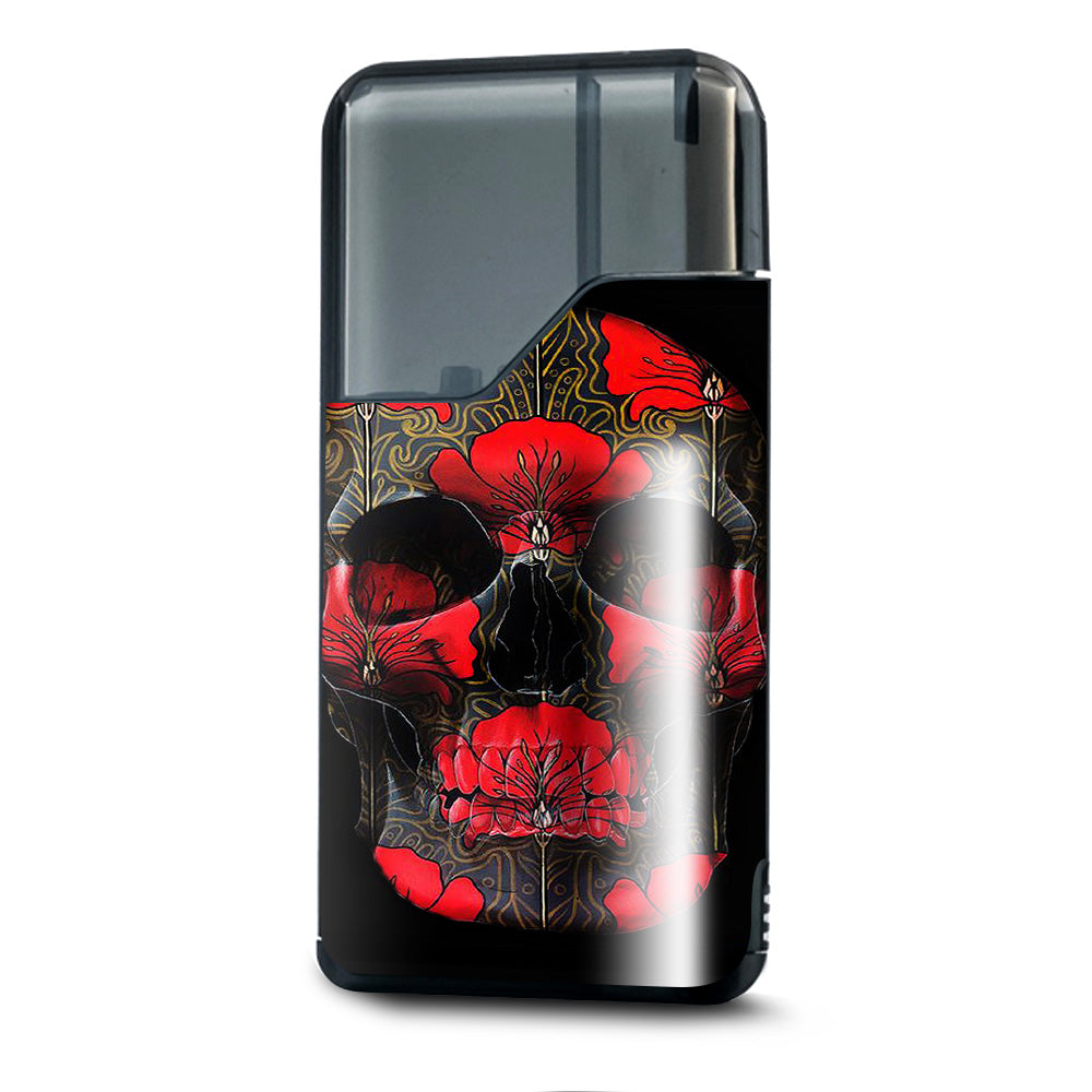  Dark Flowers Skull Art Suorin Air Skin