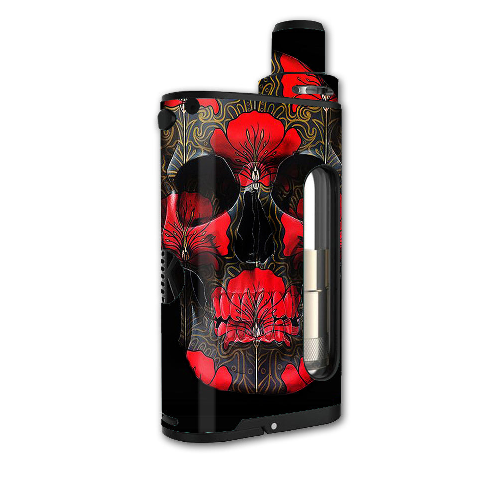  Dark Flowers Skull Art Kangertech Cupti Skin