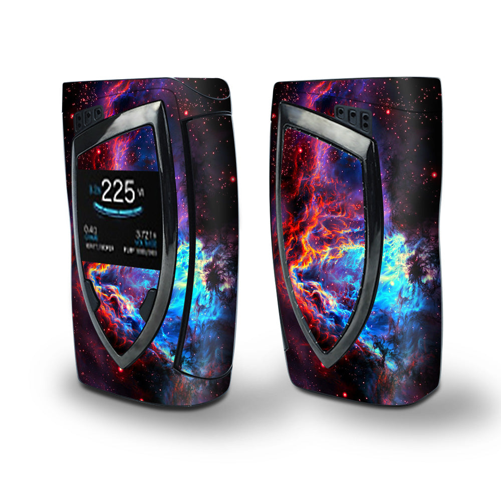 Skin Decal Vinyl Wrap for Smok Devilkin Kit 225w Vape (includes TFV12 Prince Tank Skins) skins cover/ Cosmic Color Galaxy Universe