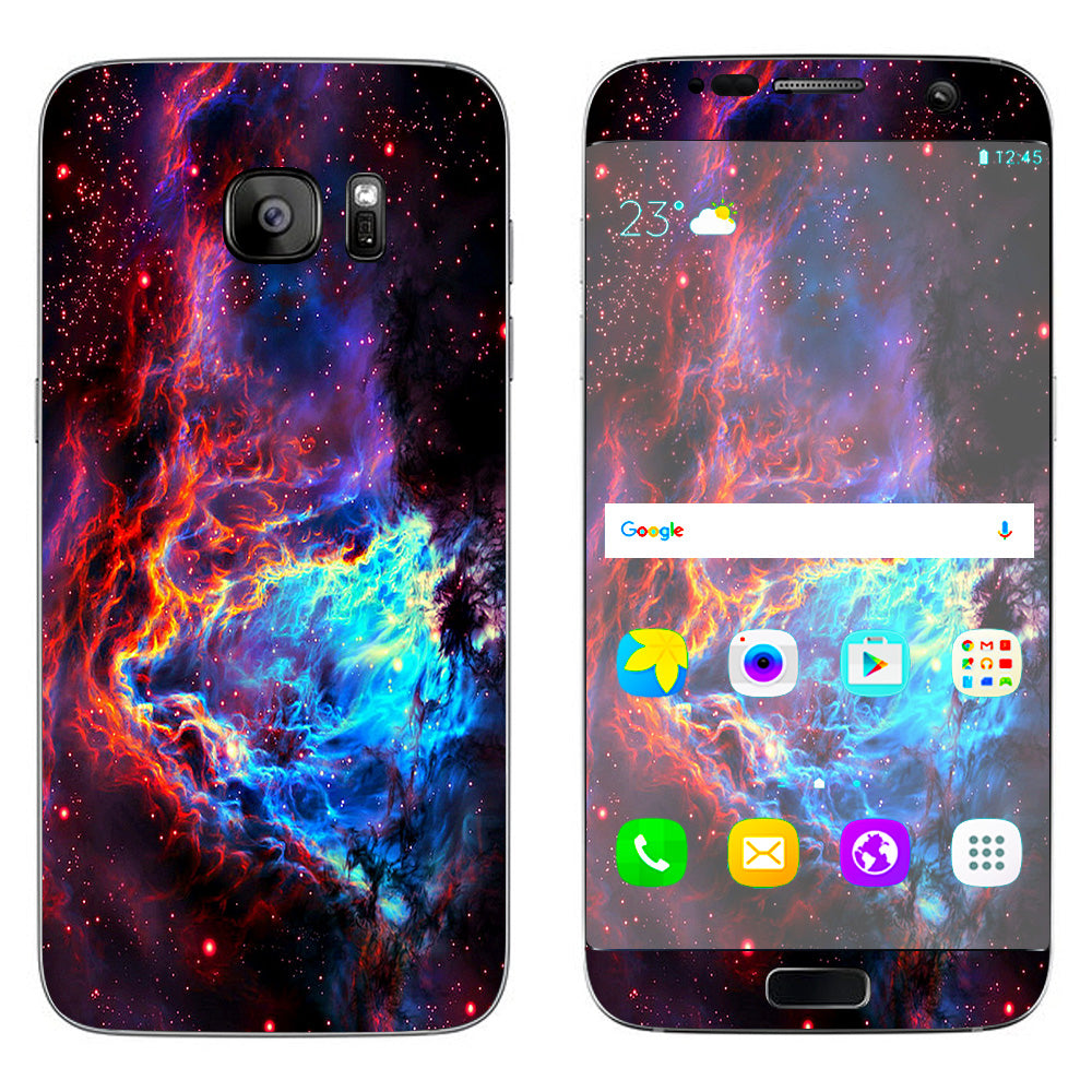  Cosmic Color Galaxy Universe Samsung Galaxy S7 Edge Skin