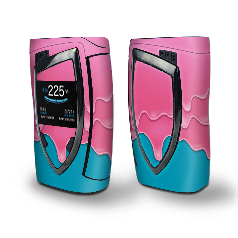 Skin Decal Vinyl Wrap for Smok Devilkin Kit 225w Vape (includes TFV12 Prince Tank Skins) skins cover/ Dripping Ice Cream Drips