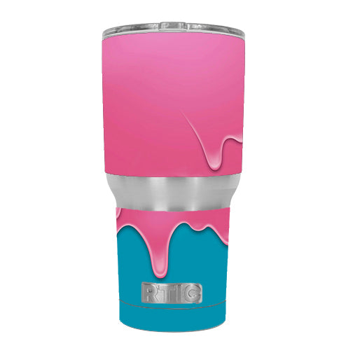  Dripping Ice Cream Drips RTIC 20oz Tumbler Skin