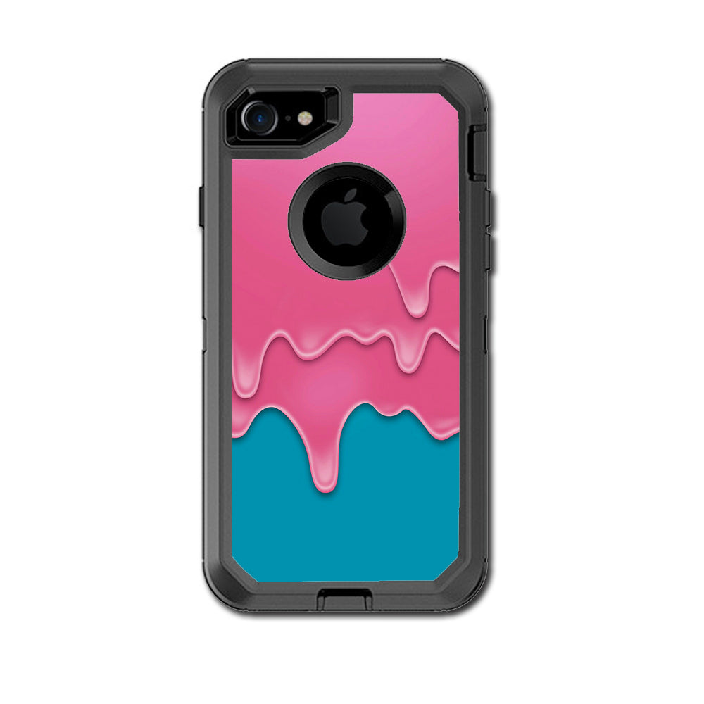  Dripping Ice Cream Drips Otterbox Defender iPhone 7 or iPhone 8 Skin