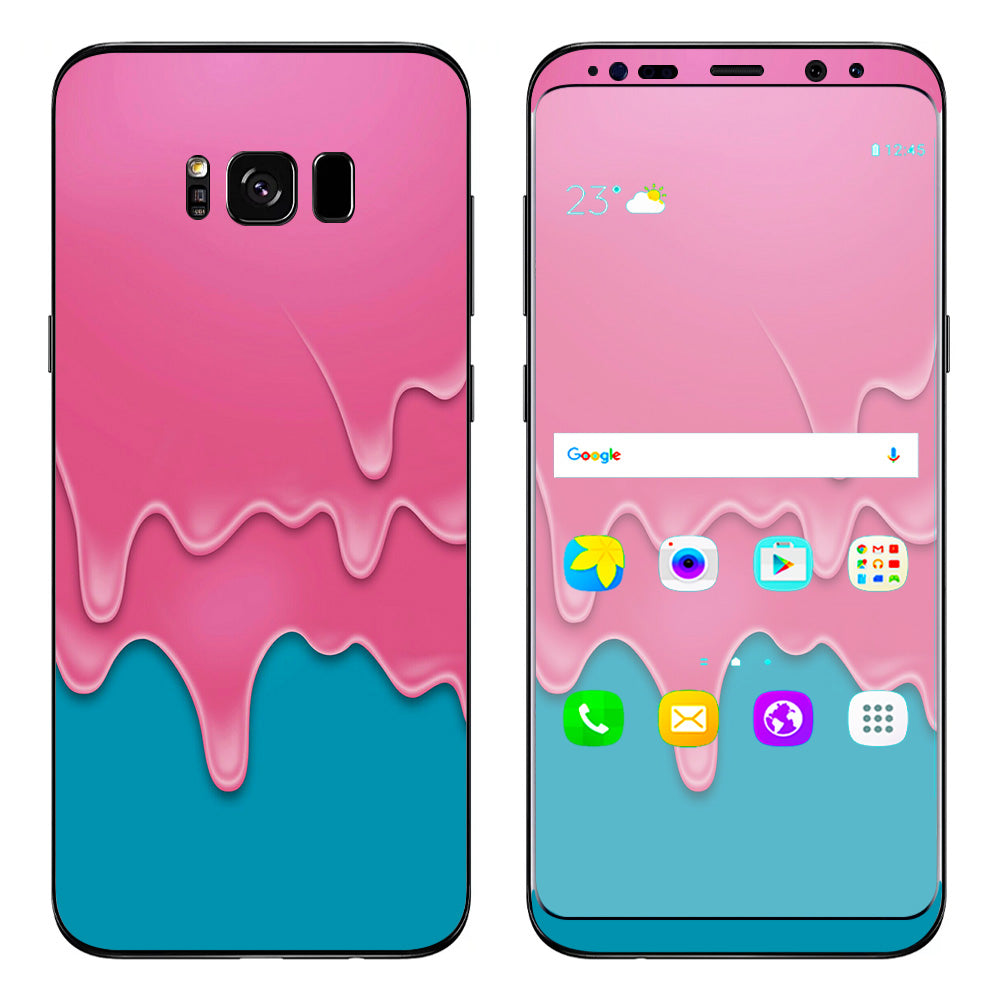  Dripping Ice Cream Drips Samsung Galaxy S8 Plus Skin