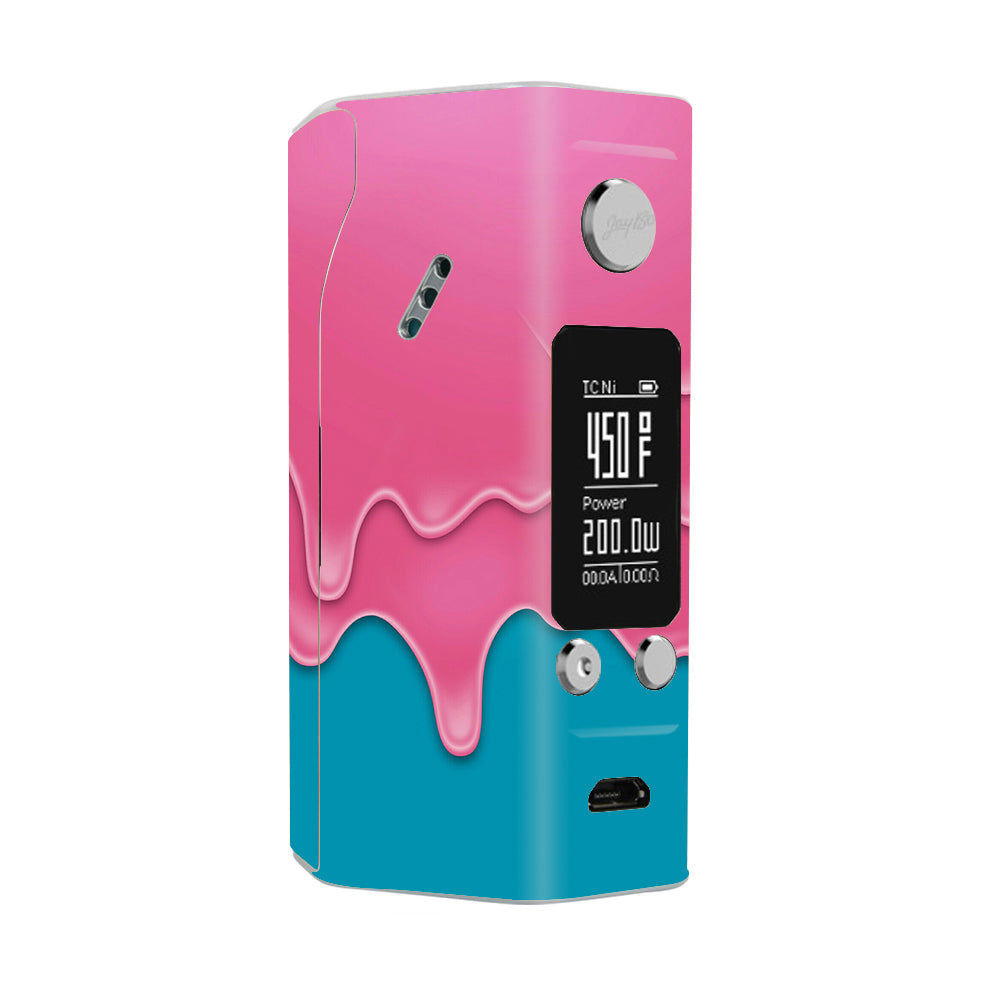  Dripping Ice Cream Drips Wismec Reuleaux RX200S Skin